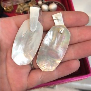 Mother of pearl Aragon drop kendra Scott earrings